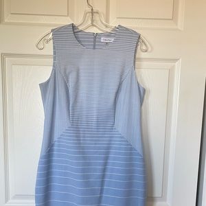 Calvin Klein Sleeveless Light Blue Dress Size 10P